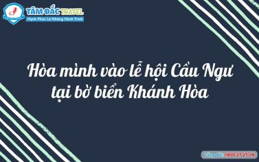 Hòa mình vào lễ hội Cầu Ngư tại bờ biển Khánh Hòa